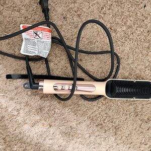 Rose Gold Hair Straightening Brush